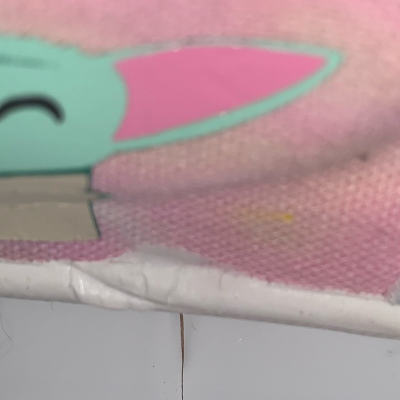 Baby Yoda Custom Green and Pink Tie Dye Slip-on Shoes Size 8 - Picture 6 of 7